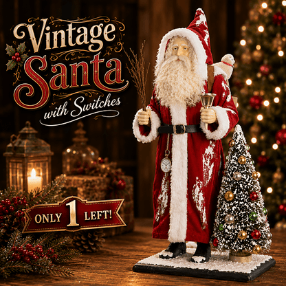 Vintage Collectible Santa with Switches