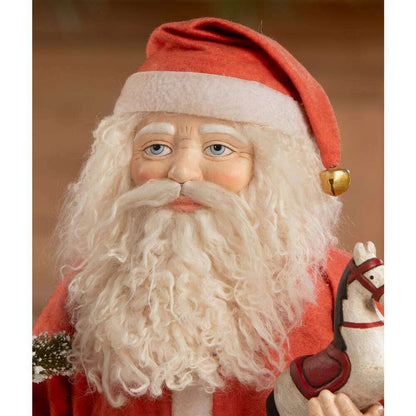 Vintage Santa with Toy Horse by Bethany Lowe Designs