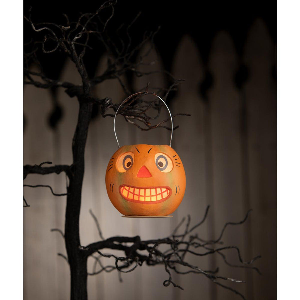 Vintage Striped Pumpkin Bucket by Bethany Lowe Designs Quirks!