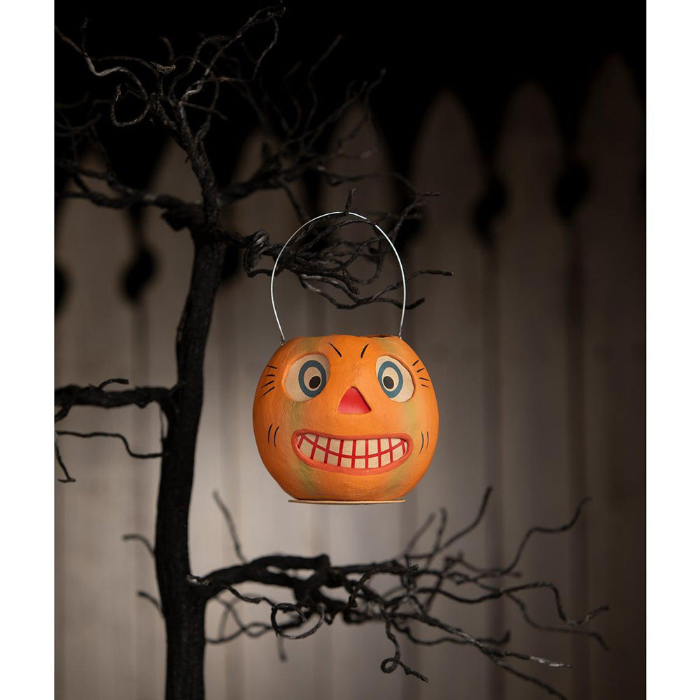 Vintage Striped Pumpkin Bucket by Bethany Lowe Designs Quirks!