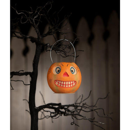 Vintage Striped Pumpkin Bucket by Bethany Lowe Designs Quirks!