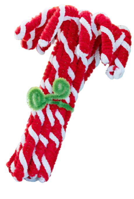Vintage-Style Chenille Candy Cane Bundles Quirks!