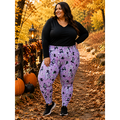 Vintage Witches Light Leggings by Miss Fluff x Lipstick & Chrome