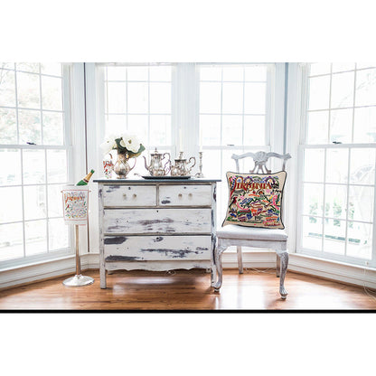 Virginia Hand-Embroidered Pillow Quirks!