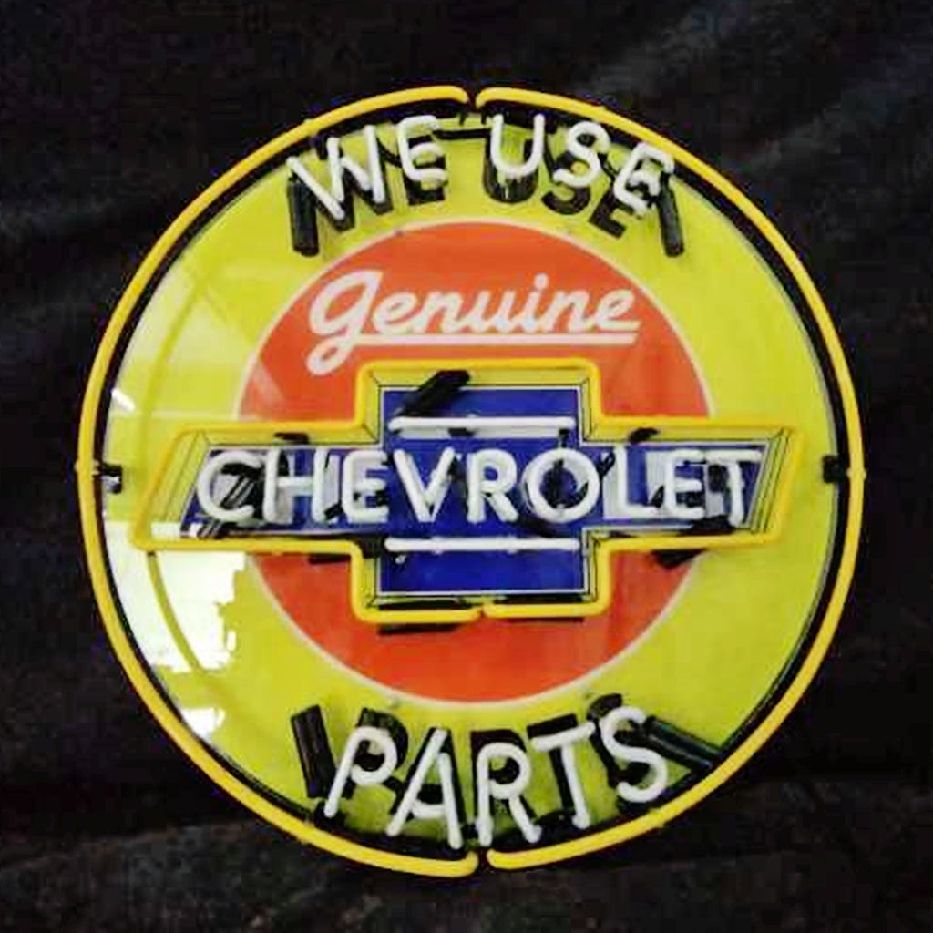 We Use Genuine Chevrolet Parts Neon Signs Neon Signs Land