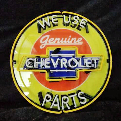 We Use Genuine Chevrolet Parts Neon Signs Neon Signs Land