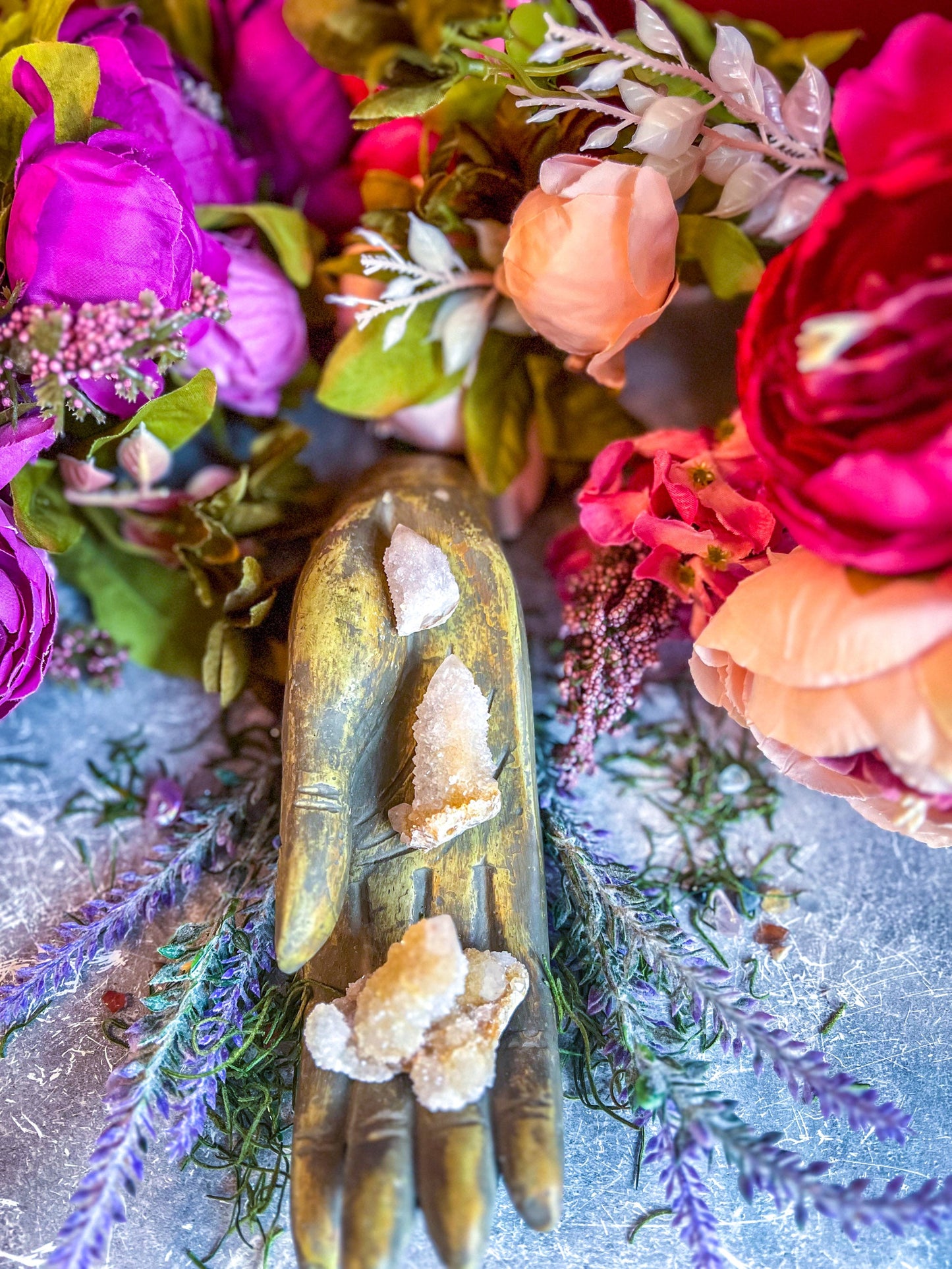 Spirit Quartz Points, Cactus Quartz Clusters, You Choose Size