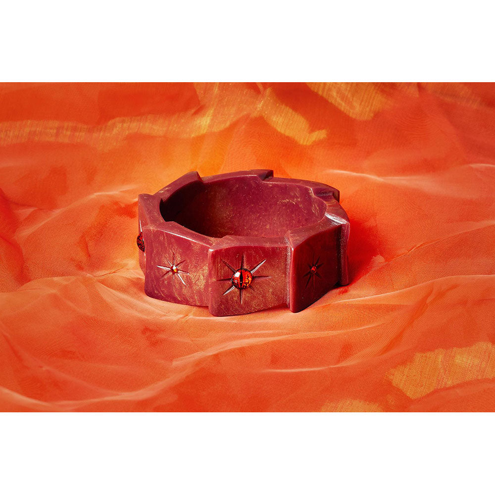 Wide Mesmerised Bangle by Splendette - DUCHESS