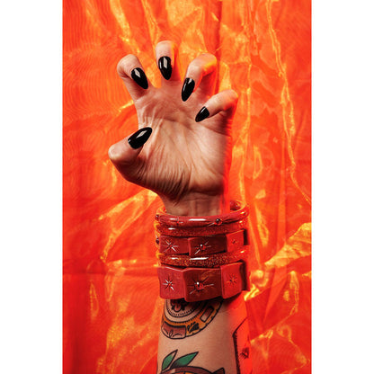 Wide Mesmerised Bangle by Splendette - DUCHESS