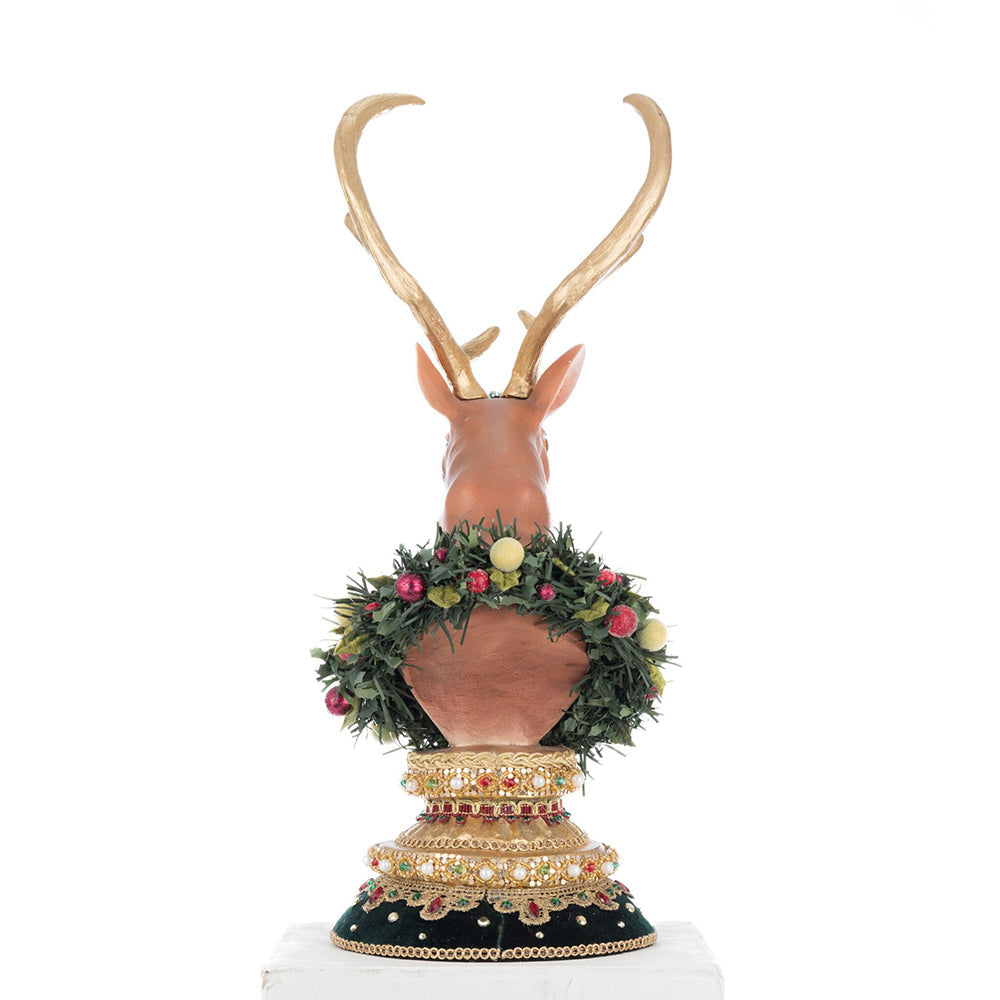 Winter Balsam and Berry Deer Stocking Holder by Katherine's Collection Quirks!