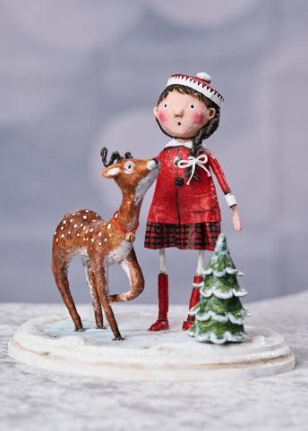 Winter Wonderland Lori Mitchell Christmas Figurine - RETIRED Quirks!