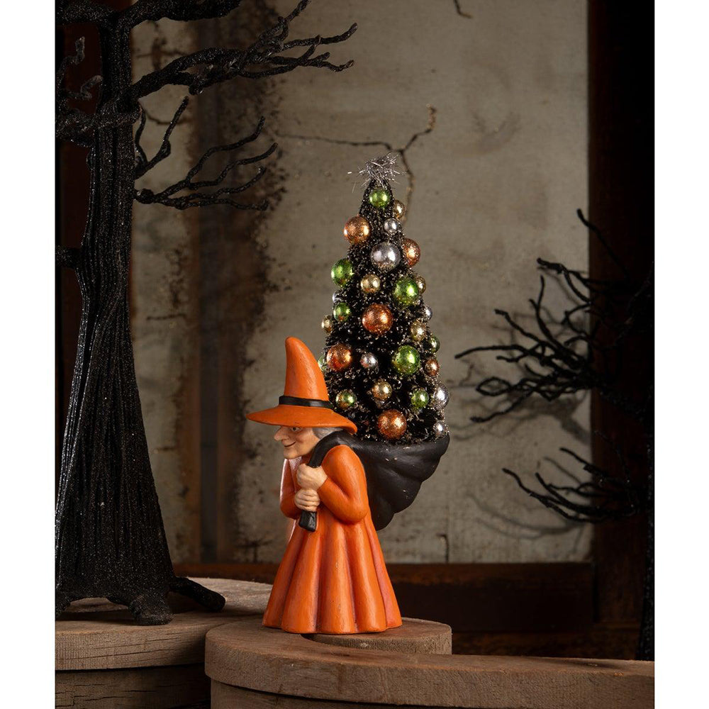 Witch Carrying Tree by Bethany Lowe Designs Quirks!