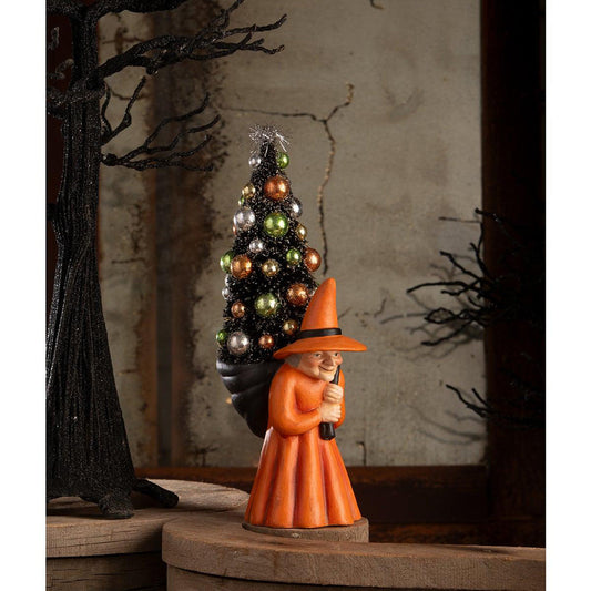 Witch Carrying Tree by Bethany Lowe Designs Quirks!