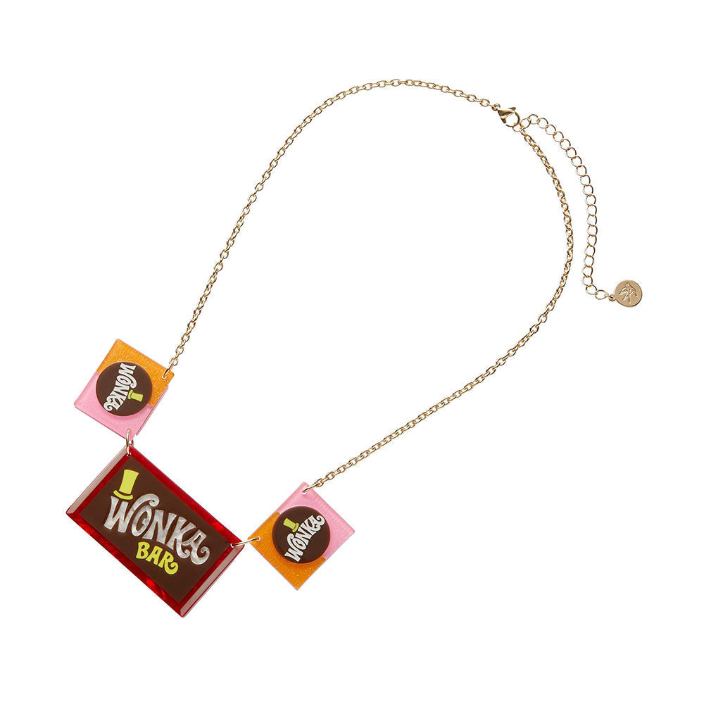 Wonka Chocolate Bars Necklace by Erstwilder Quirks!