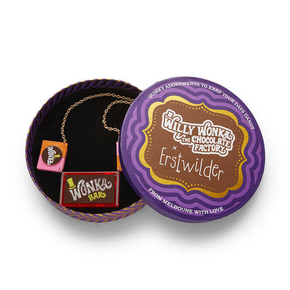 Wonka Chocolate Bars Necklace by Erstwilder Quirks!