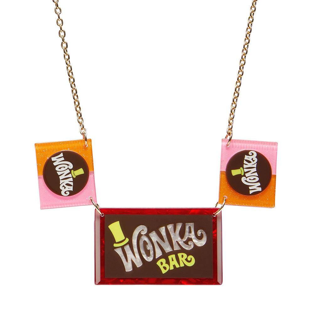 Wonka Chocolate Bars Necklace by Erstwilder Quirks!