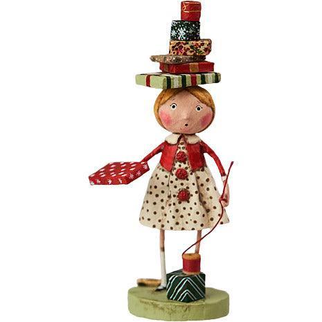 Wrappings and Ribbons Holiday Figurine by Lori Mitchell Quirks!