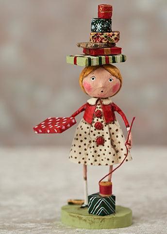 Wrappings and Ribbons Holiday Figurine by Lori Mitchell Quirks!