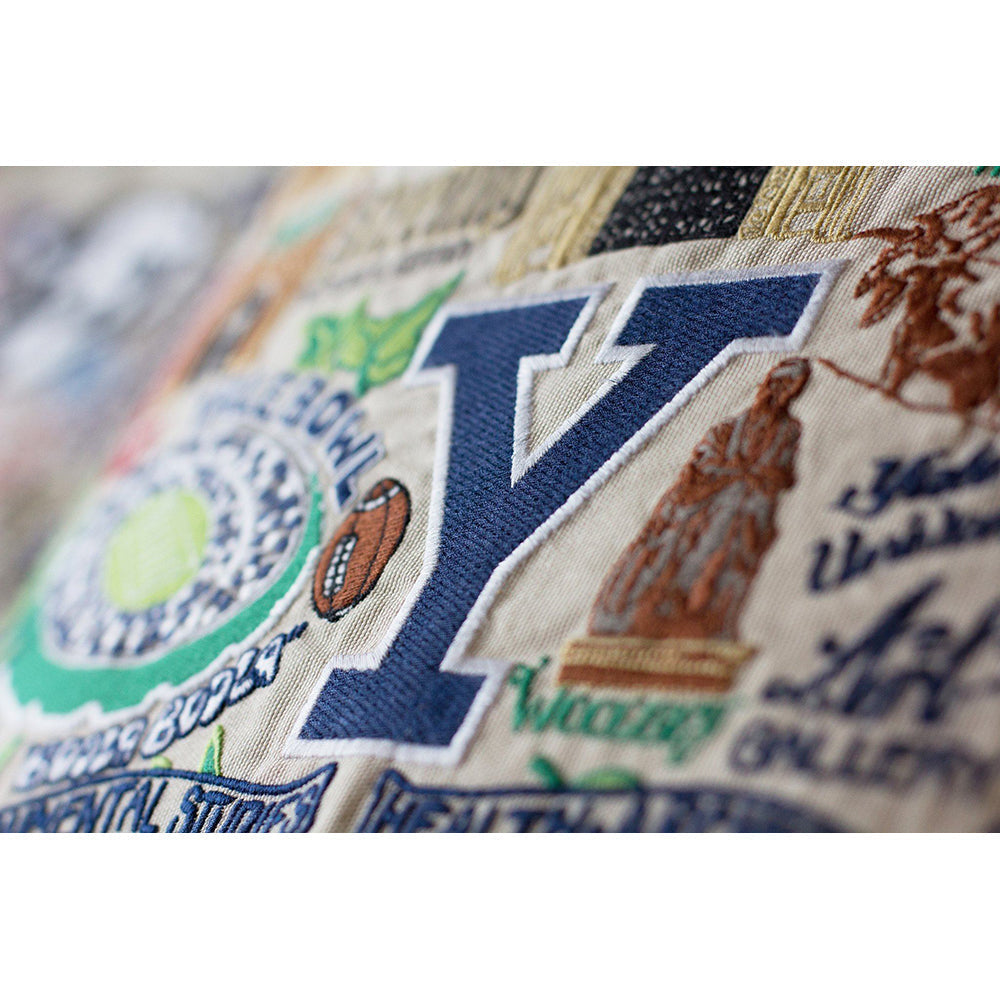 YALE Collegiate Hand-Embroidered Pillow Quirks!
