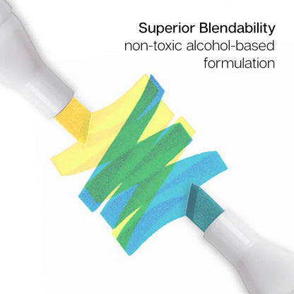 Double-Ended Alcohol Markers - 60 Colors