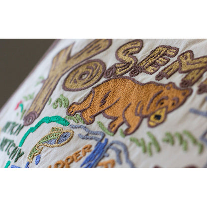 Yosemite Hand-Embroidered Pillow Quirks!