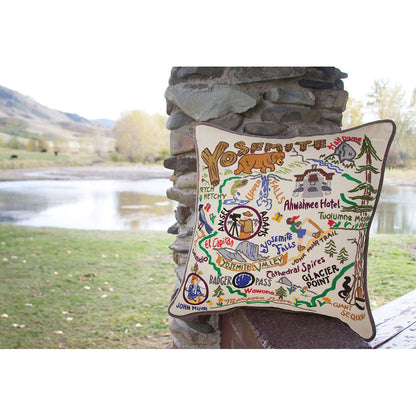 Yosemite Hand-Embroidered Pillow Quirks!