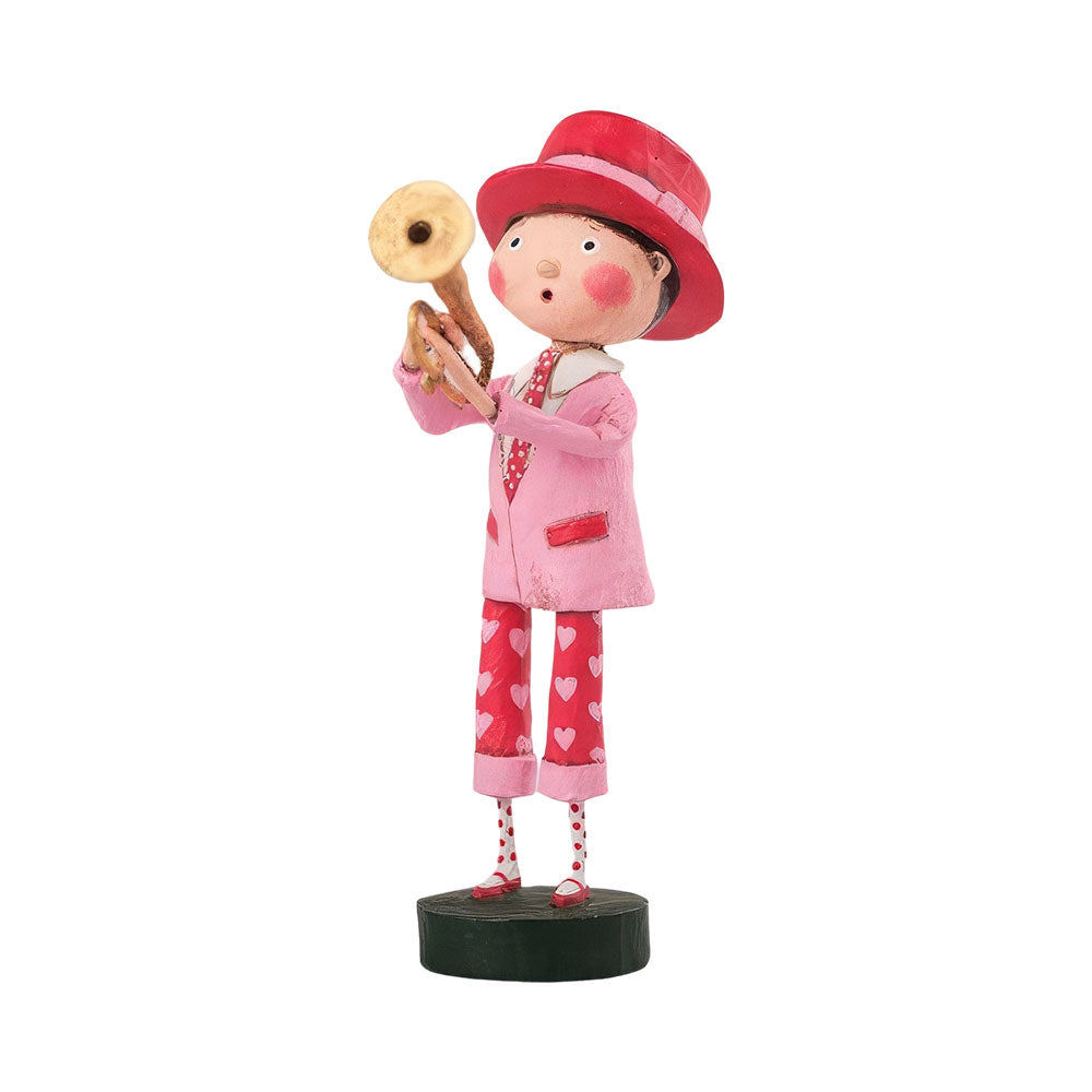 You Toot My Horn Valentine's Day Figurine by Lori Mitchell