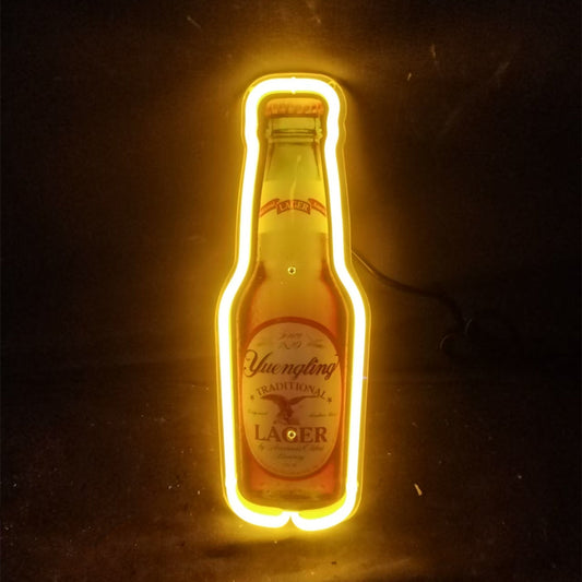 Yuengling Lager Bottle Neon Sign Light Neon Signs Land