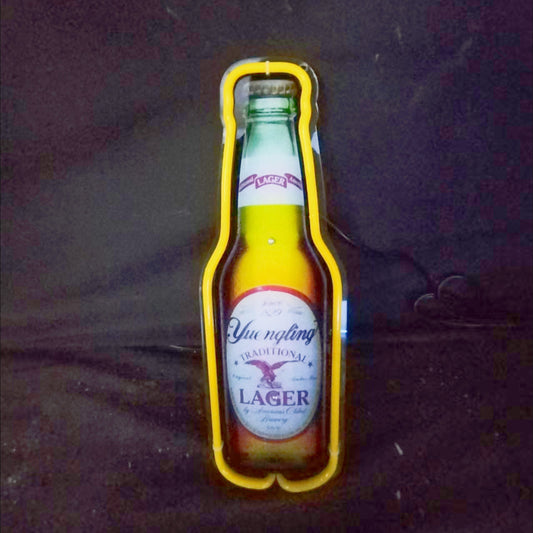Yuengling Lager Bottle Neon Sign Light Neon Signs Land
