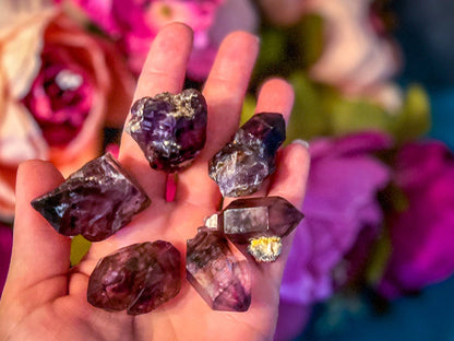 Raw Amethyst with Hematite Inclusions from Zimbabwe, Shangaan Amethyst