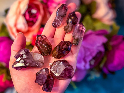 Raw Amethyst with Hematite Inclusions from Zimbabwe, Shangaan Amethyst