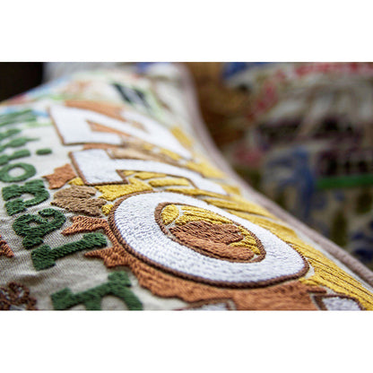 Zion Hand-Embroidered Pillow Quirks!